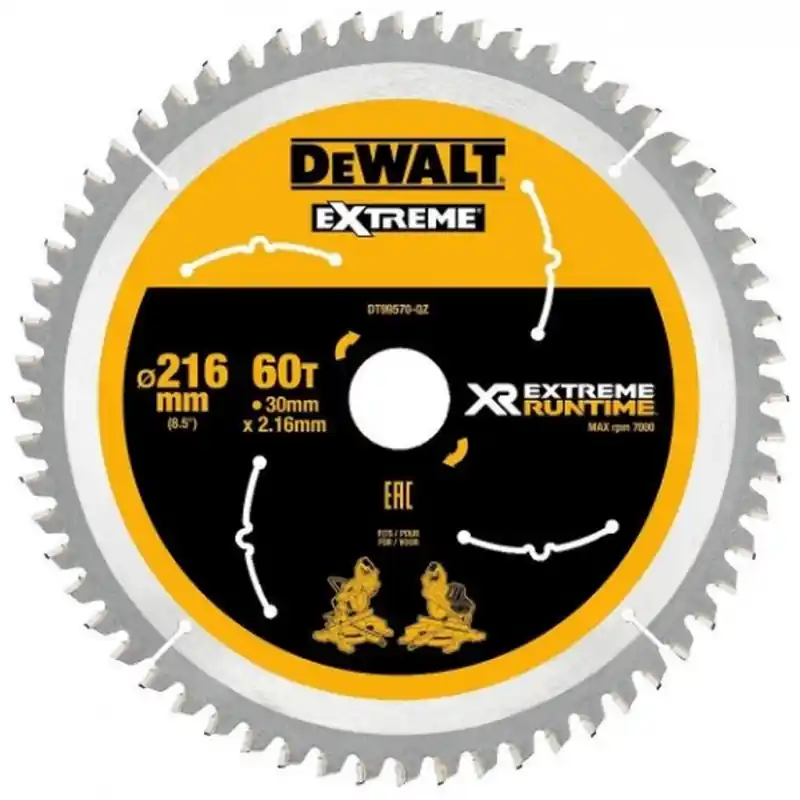 DeWALT DT99570-QZ Kreissägeblatt stat. 216 x 30mm 60WZ/FZ Saisonangebot