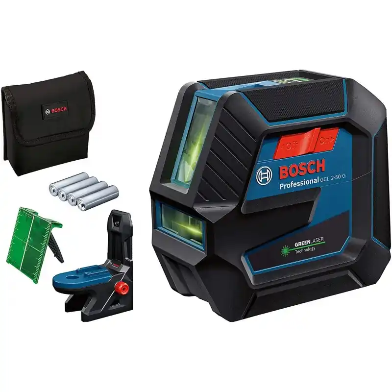 BOSCH GCL 2-50 G Kombilaser, 4x 1,5 AA Battery 0601066M00 Sonderaktion