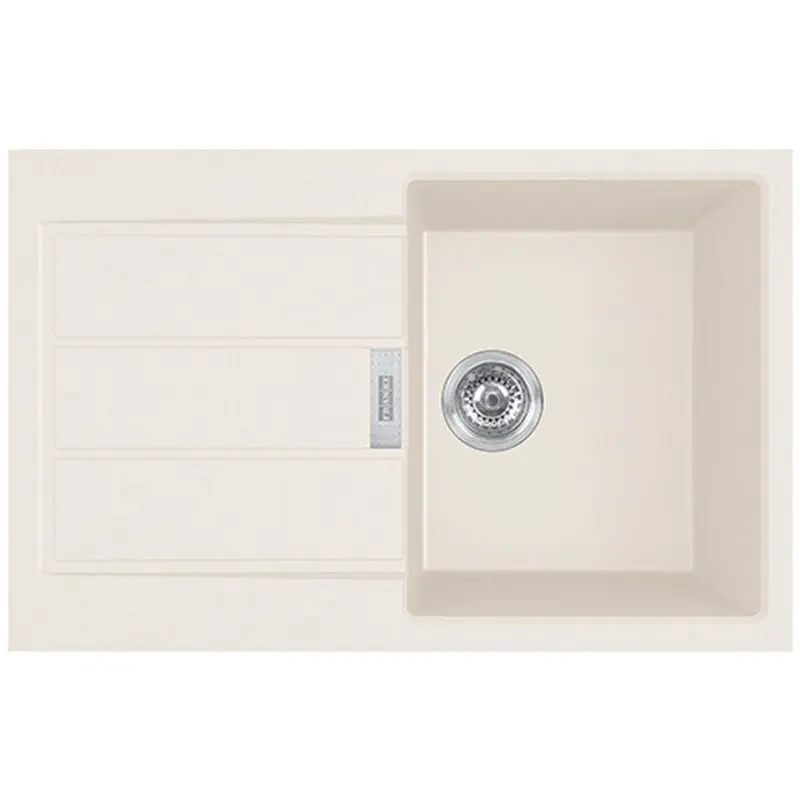 Top-Seller Franke Sirius 2.0 S2D 611-78, 780 × 500mm, Küchenspüle Tectonit, creme143.0613.584