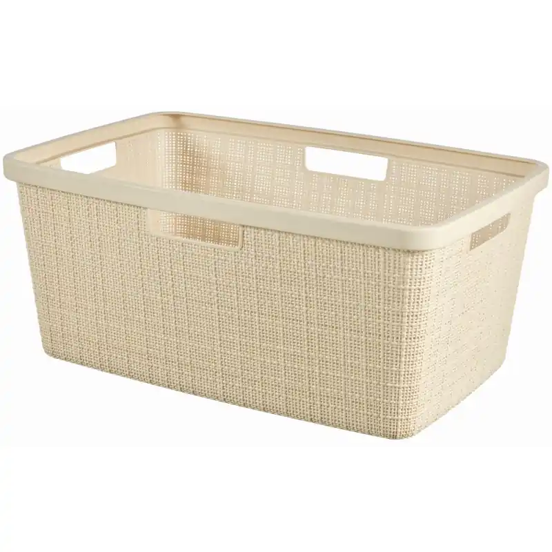 CURVER JUTE 46L Wäschekorb 59 x 39 x 26 cm, beige 08091-885 Expressversand