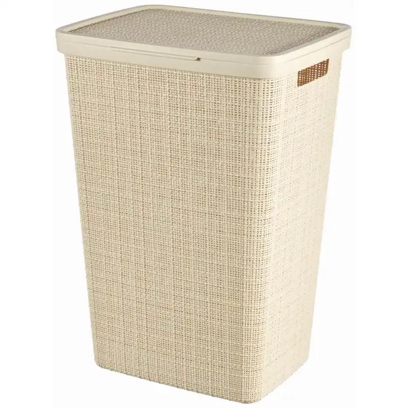 CURVER JUTE 58L Wäschesammler 43 x 34 x 60 cm, beige 08093-885 Beliebt