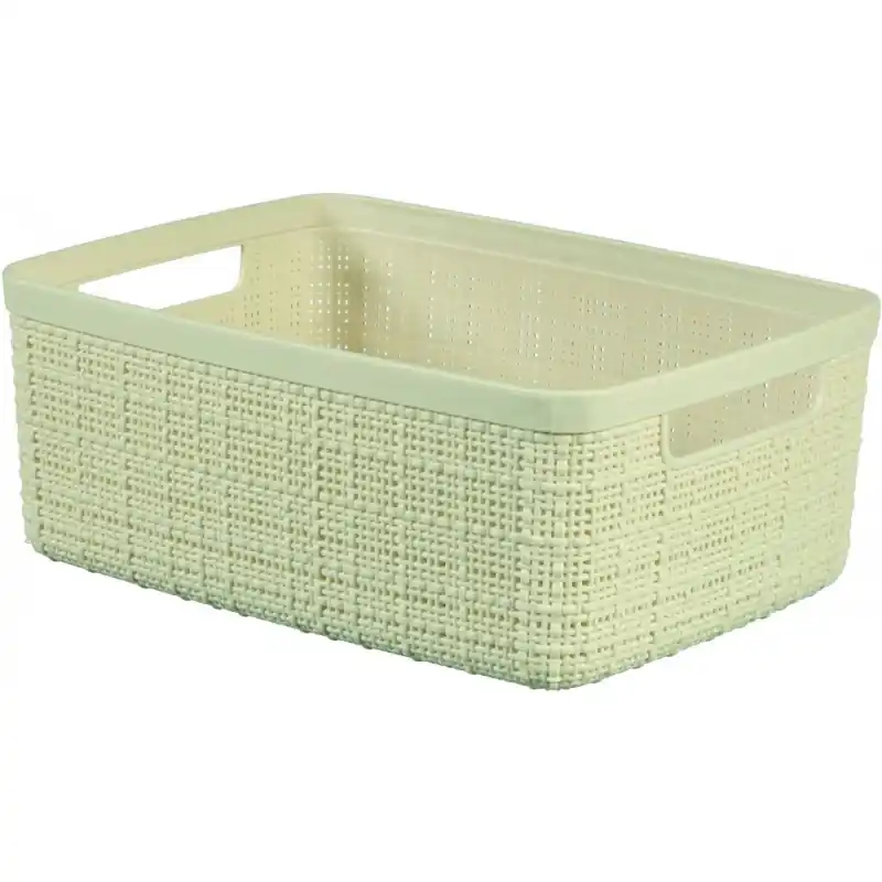 Markenware CURVER JUTE S 5L Körbchen 27 x 20 x 11 cm, beige 01904-885