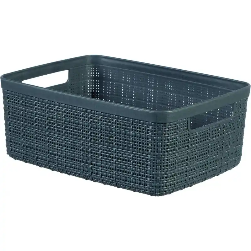 Günstig CURVER JUTE S 5L Körbchen 27 x 20 x 11 cm, dunkelgrau 01904-G44