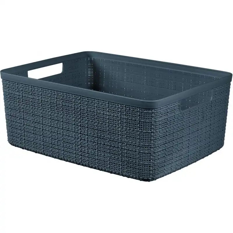 Saisonangebot CURVER JUTE M 12L Körbchen 36 x 28 x 15 cm, dunkelgrau 01905-G44