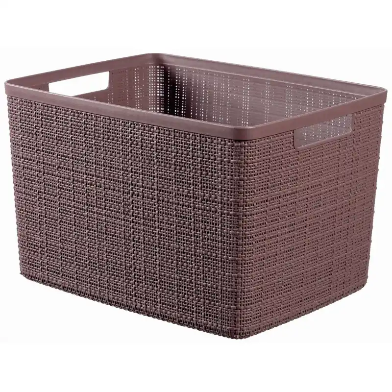 CURVER JUTE L 20L Körbchen 36 x 28 x 23 cm, braun 01907-J28 Super-Preis