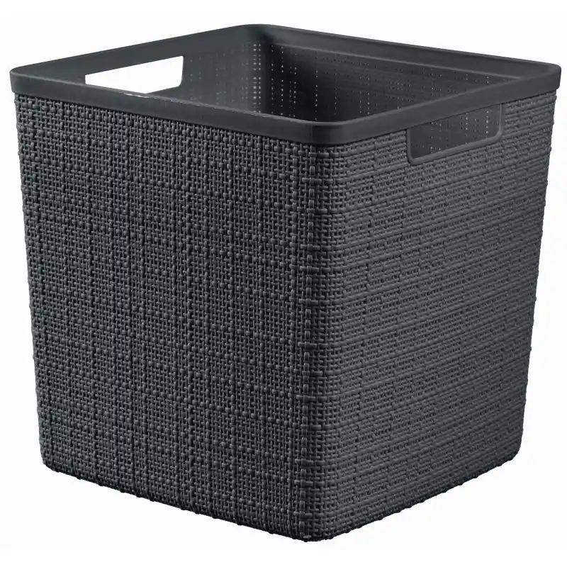 CURVER JUTE 17L Körbchen 28 x 28 x 27 cm, dunkelgrau 01906-G44 Top-Preis