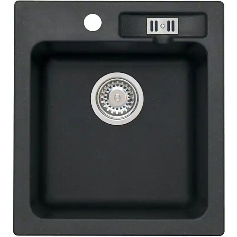 Letzte Chance ALVEUS VICTORIA 20 Granitspüle, 430 x 474 mm, schwarz