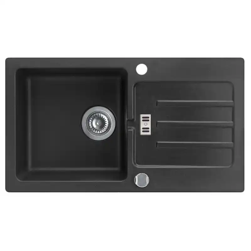 Saisonangebot ALVEUS VICTORIA 30 Granitspüle, 770 x 430 mm, schwarz