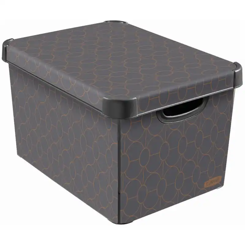 CURVER ART DECO L Dekorative Aufbewahrungsbox 39,5 x 29,5 x 24 cm 04711-A68 Finale Aktion