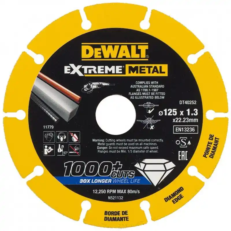 DeWALT DT40252-QZ Diamanttrennscheibe Extreme 125 x 22.2 mm Kracherpreis