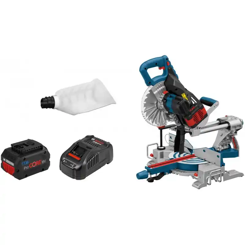 BOSCH Akku-Kapp- und Gehrungssäge GCM 18V-216 BITURBO, 2x 8,0Ah 0601B41001 Schnäppchen