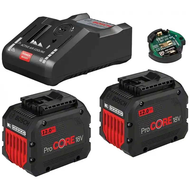 Online Kaufen BOSCH 2x ProCORE18V Akku 12.0Ah + GAL 18V-160, 1600A016GY