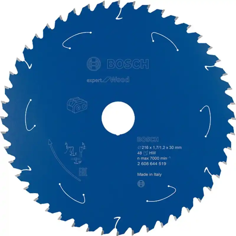 Super-Preis BOSCH Expert for Wood Akku-Kreissägeblatt, 216 × 1,7/1,2 × 30 T48, 2608644519