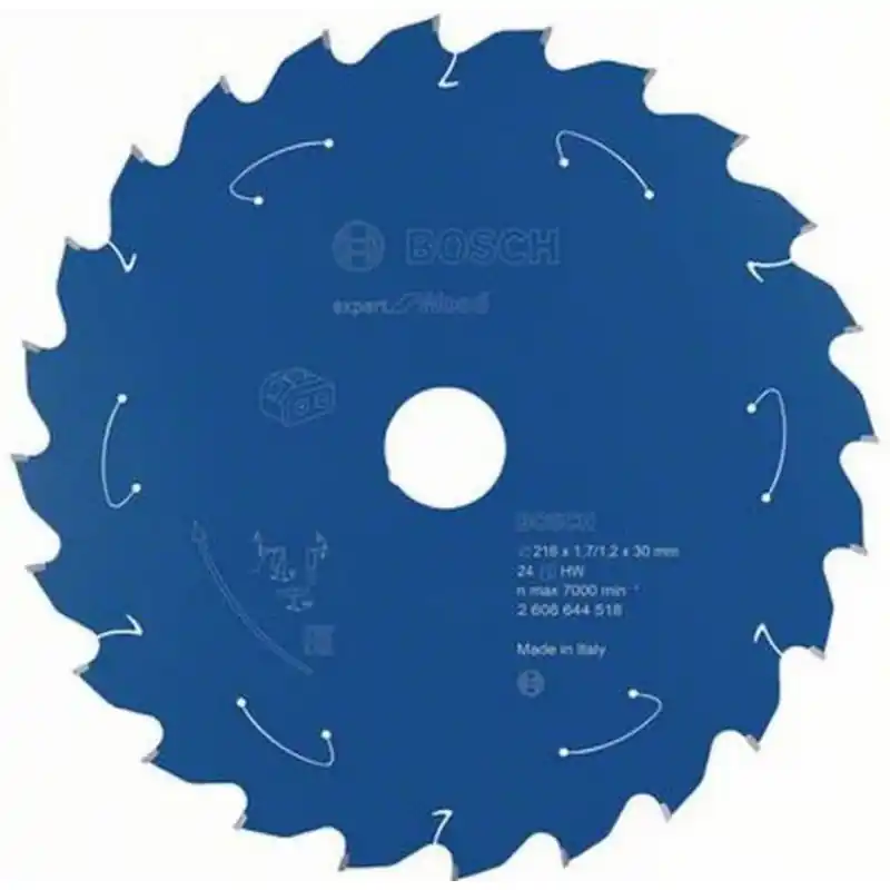 Sonderaktion BOSCH Expert for Wood Akku-Kreissägeblatt, 216 x 1,7/1,2 x 30, 24 Zähne 2608644518
