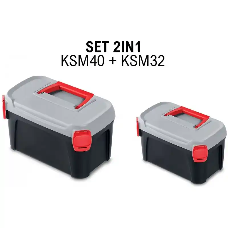 Rabatt Kistenberg SMART Set 2v1 Werkzeugkoffer, 38x23,4x22,5cm KSMS40