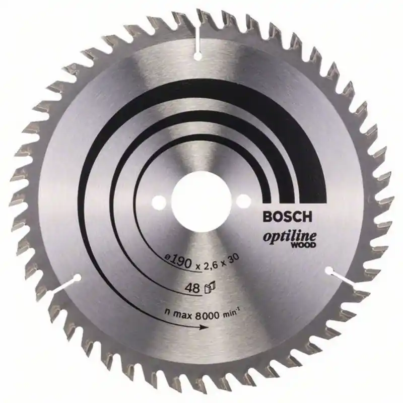 Saisonangebot BOSCH Optiline Wood Kreissägeblatt 200 x 30 x 2,8 mm, 48 Zähne 2608640620