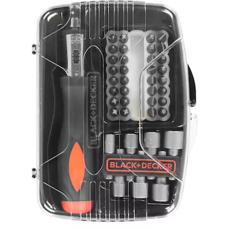 Black Decker A7062-XJ Bit- und Steckschlüsselsatz, 40-teilig Beliebt