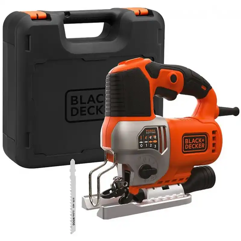 Black  Decker BES610K-QS Pendelhub-Stichsäge (650W), Koffer Sonderangebot
