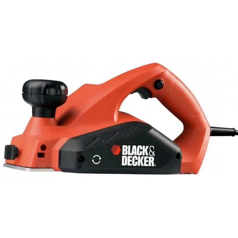Black Decker KW712-QS Elektrohobel mit Zweihandgriff und Absaugadapter 650 W / 82 mm Direkt Vom Hersteller
