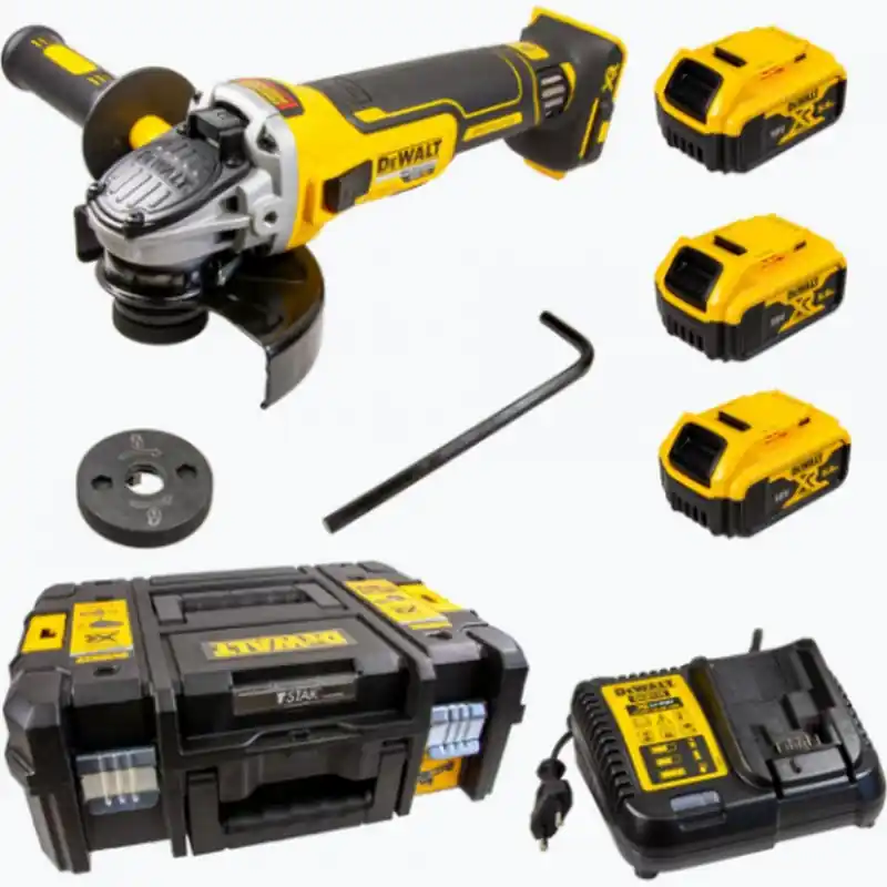 Begrenztes Angebot DeWALT DCG405P3-QW Akku-Winkelschleifer 125mm XR (18V/3x5,0Ah) Tstak