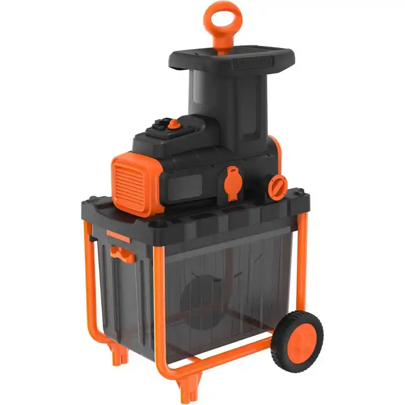 Sale Black  Decker BEGAS5800-QS Elektro-Leise-Häcksler (2800W/45mm/45L)