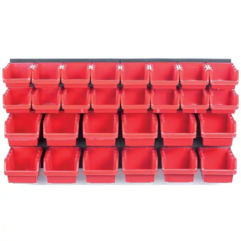 Kistenberg ORDERLINE 28 Teile Lagerregal mit Sichtlagerkästen, 800x165x400, KOR1 Saisonangebot