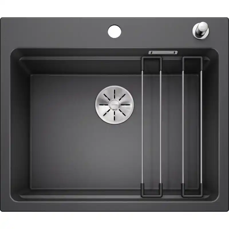 Preis Gesenkt BLANCO Etagon 6 InFino Einbaubecken Silgranit PuraDur, anthrazit 524529