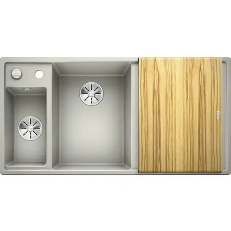 BLANCO Axia III 6 S InFino Spüle Silgranit, perlgrau 524646 Sonderangebot