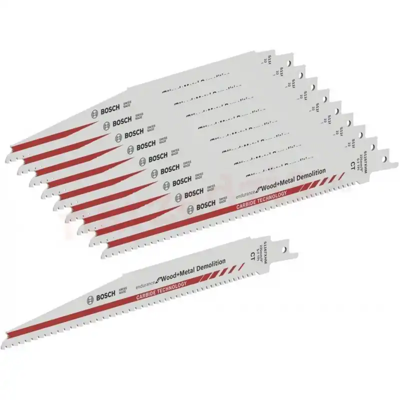 BOSCH Säbelsägeblatt S 1167 XHM,Endurance for Wood and Metal Demolition,10 Pack 2608653312 Schnäppchen
