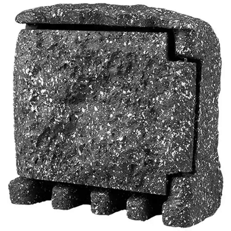 Neuheit PANLUX STONE 2ZT Gartenelektro-Stein (2x Sockel1x Timer, mit Stromkabel) -grau PN42000003