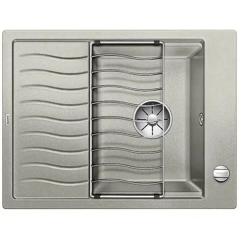 Top-Seller BLANCO Elon 45 S Infino Granitspüle mit Ablauffernbedienung, perlgrau 524817