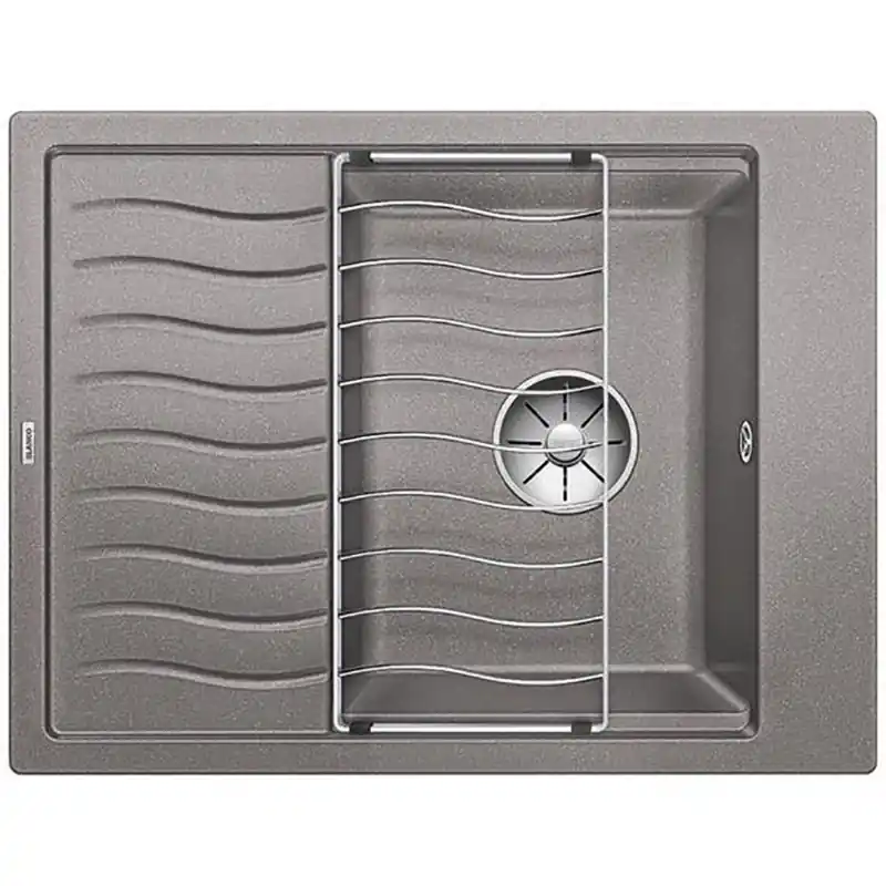 Angebot BLANCO Elon 45 S Infino Spüle, ohne Ablauffernbedienung, alumetallic 524826