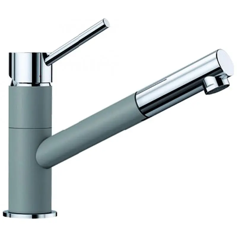 Abverkauf BLANCO Kano-S HD SILGRANIT Küchenarmaturen, aluminium/chrom 525039