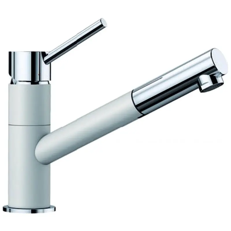 BLANCO Kano-S HD SILGRANIT Küchenarmaturen, weiß/chrom 525040 Expressversand