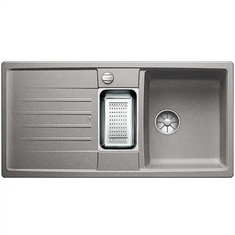 Knallerangebot BLANCO Lexa 6 S alumetallic Silgranit Einbauspüle, ohne Ablauffernbedienung 524932