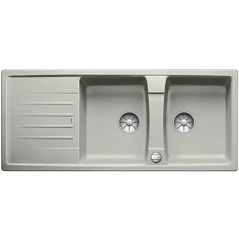 BLANCO Lexa 8 S Infino Granitspüle mit Ablauffernbedienung, perlgrau 524973 Neu
