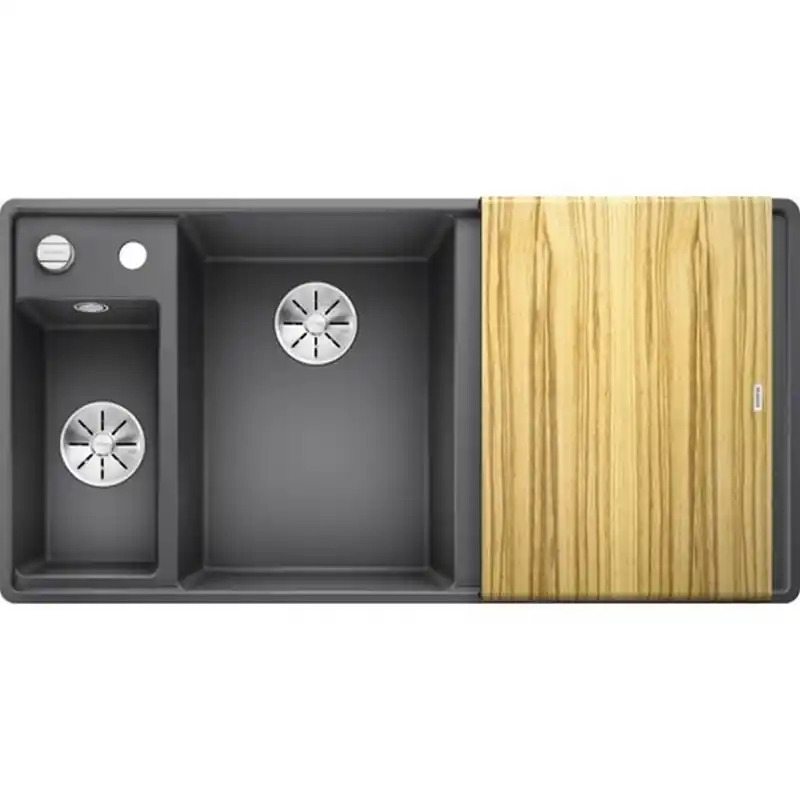 Saisonangebot BLANCO Axia III 6 S-F Infino Flächenbündigespüle Silgranit, perlgrau 524664