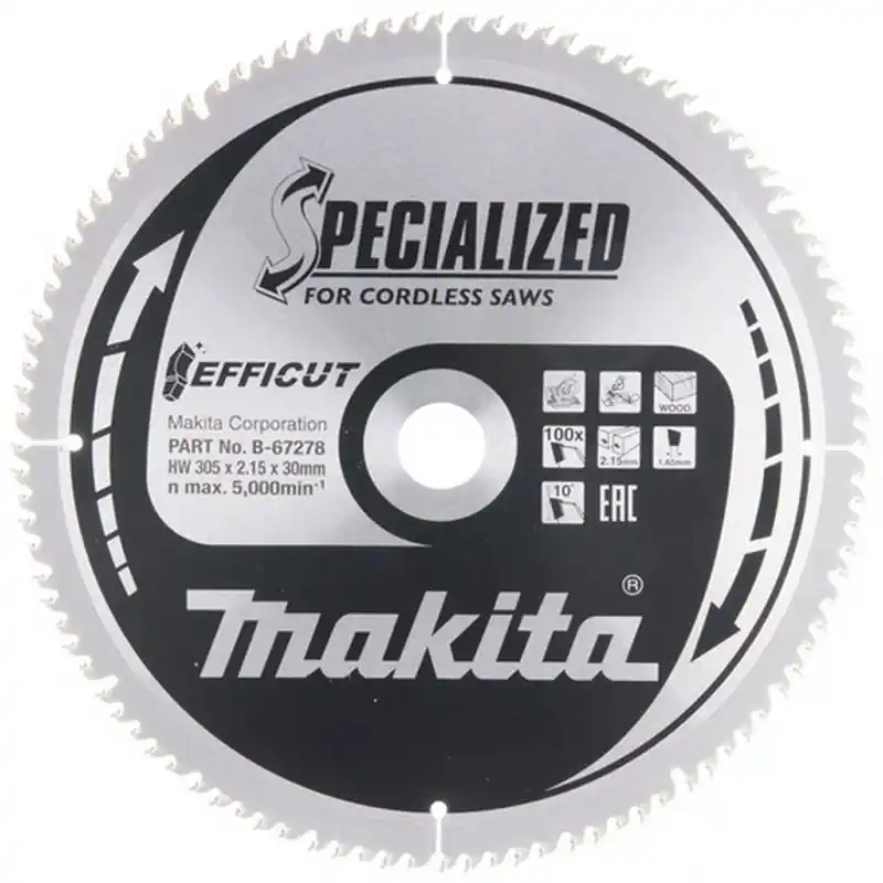 Wochenendangebot Makita B-67278 305x30mm 100 Zähne Efficut TCT Sägeblatt