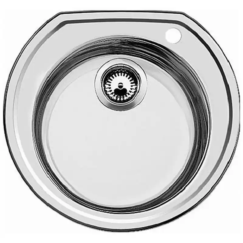 Finale Aktion BLANCO Rondoval 3 1/2" Edelstahl Naturfinish 525319