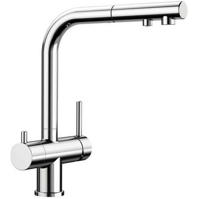 BLANCO Fontas-S II Filter Hochdruck Zugauslauf Schlauchbrause, chrom, 525229 Super-Preis