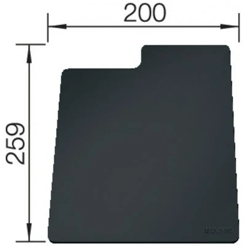 BLANCO Sity Pad flexible Schneidunterlage lavagrau 235900 Markenware
