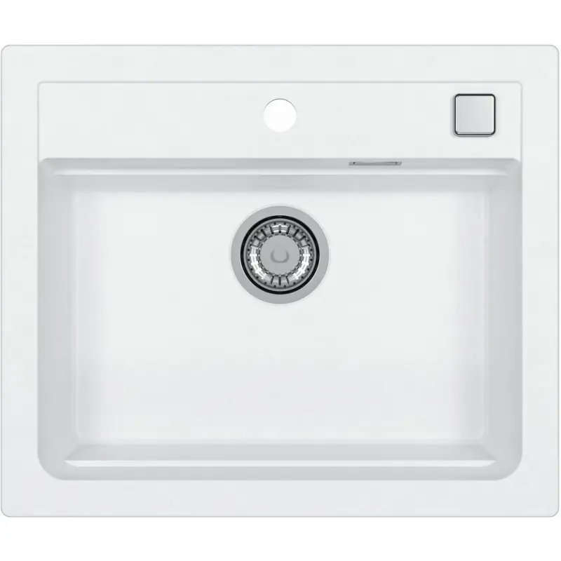 Must-Have ALVEUS ATROX 30 Granitspüle, 590 x 500 mm, weiß 1131991