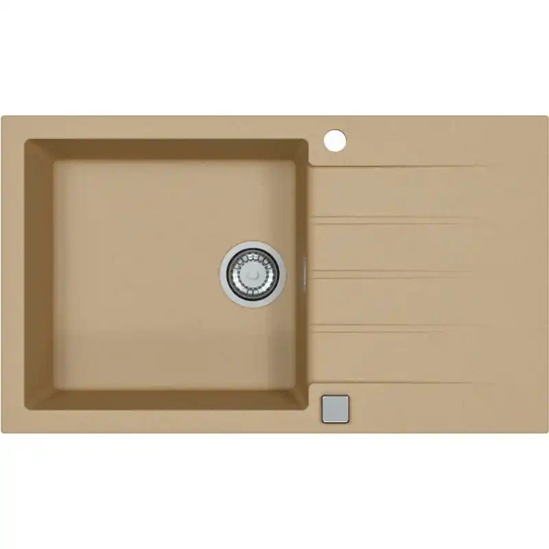 ALVEUS CADIT 40 Granitspüle, 860 x 500 mm, beige 1132029 Neue Kollektion