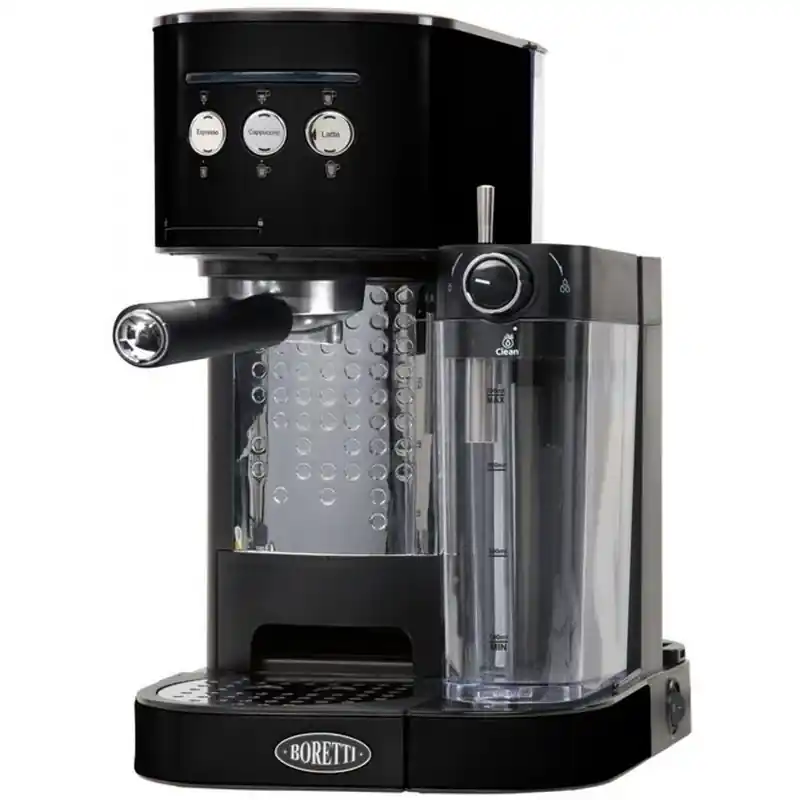 Boretti Espressomaschine 1470 W, schwarz B400 Schnäppchen