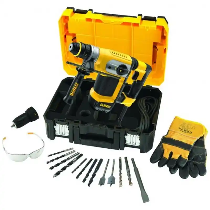 Neu Im Sortiment DeWALT D25417KT-QS Kombihammer SDS-Plus (1000W/4,2J) inkl. Zubehör u. Tstak