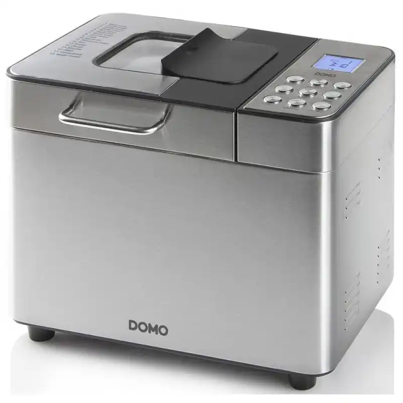 DOMO Brotbackautomat in Edelstahl-Ausführung, 18 automatische Programme 500 W, B3971 Versand Am Gleichen Tag