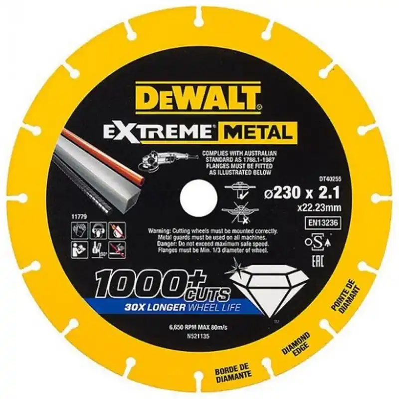 Abverkauf DeWALT DT40253-QZ Diamanttrennscheibe Extreme 150 x 22.2 mm