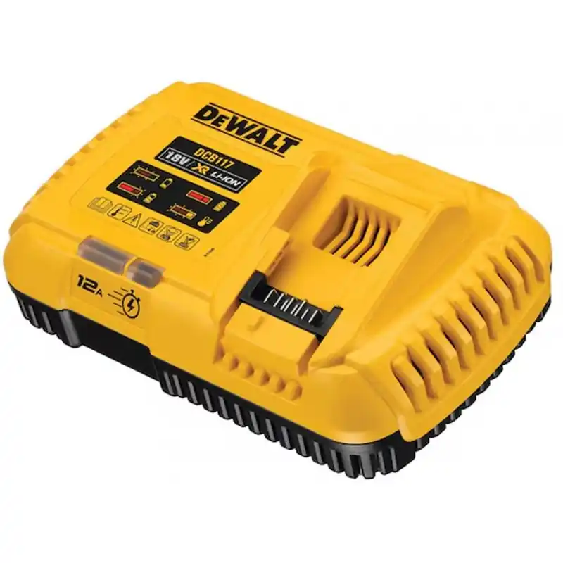 Solange Der Vorrat Reicht DeWALT DCB117-QW Schnellladegerät 12 A für XR 18 V und XR FLEXVOLT 54 V Akkus