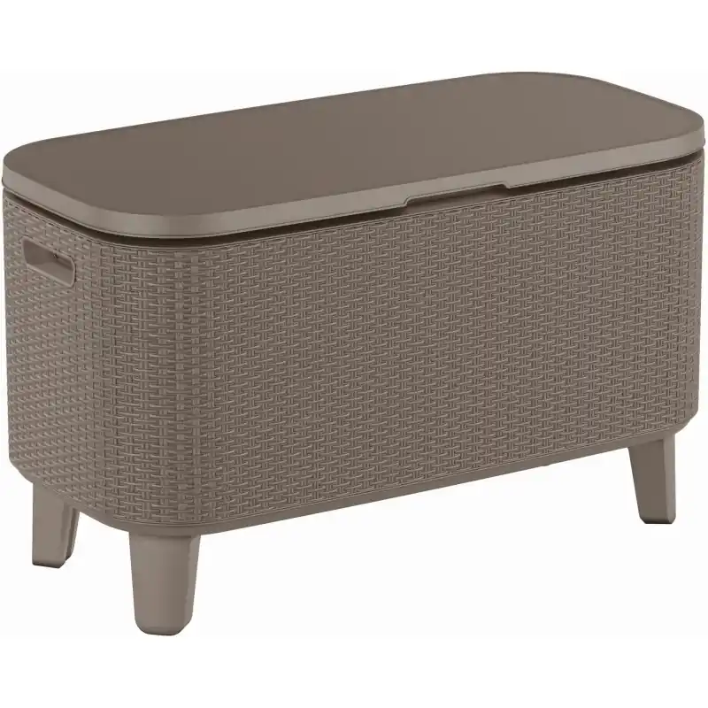 KETER BEVY BAR Kühlbox, Getränkebox, 83,5 x 40 x 50-74 cm, cappuccino 17209510 Must-Have