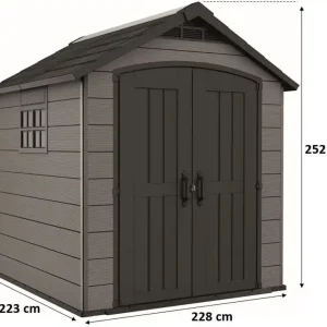 Aktuell KETER PREMIER 757 Kunststoffgerätehaus, 228 x 223 x 252 cm 17210357